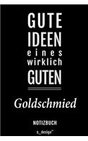 Notizbuch für Goldschmiede / Goldschmied / Goldschmiedin