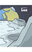 Livro para Colorir de Lua: (1 Lua)