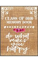 Class Of 2020 Memory Book