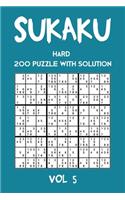 Sukaku Hard 200 Puzzle With Solution Vol 5