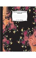 My Dot Grid Composition Notebook. 8" x 10". 120 Pages: Fractal Fantasy Swirl Art Design Cover. Dotted Notebook, Dotted Journal, Dot Journal Notebook. Dotted Paper, Dot Grid Journal, Dot Grid Paper, Dot G