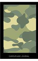 Camouflage Journal: Camouflage Notebook Novelty Gift for Men