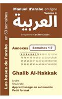 Manuel d'arabe en ligne - Annexes semaines 1-7