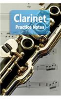 Clarinet Practice Notes: Clarinet Notebook for Students and Teachers - Pocket Size 6x9 100 Pages Journal(20 Instrument Practice Notes Series Volume 20)
