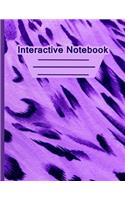 Interactive Notebook: Inb Template Composition Book: Table of Contents, Numbered Pages, Sketch Paper (Left Output), Wide Ruled (Right Input) and Glossary 8.5 X 11 Softcov(66 Interactive)