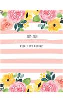 Academic Planner Weekly and Monthly 2019-2020: 2 Year Planner Montly Calendar July 2019 - June 2020 Agenda Daily Weekly Organizer Time Management Schedule for Teacher, Student, College, Education