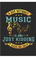 A Day Without Music Is Like ... Just Kidding I Have No Idea!