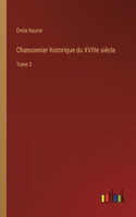 Chansonnier historique du XVIIIe siècle