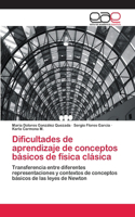 Dificultades de aprendizaje de conceptos básicos de física clásica