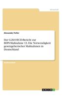 G20/OECD-Bericht zur BEPS-Maßnahme 13. Die Notwendigkeit gesetzgeberischer Maßnahmen in Deutschland