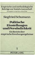 Politische Einstellungen Und Persoenlichkeit