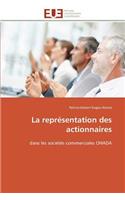 représentation des actionnaires