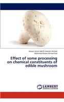 Effect of some processing on chemical constituents of edible mushroom