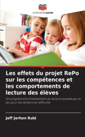 Les effets du projet RePo sur les compétences et les comportements de lecture des élèves