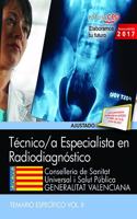 Tecnicos Especialistas en Radiodiagnostico. Conselleria de Sanitat Universal i Salut Publica. Generalitat Valenciana. Temario especifico. Vol. II