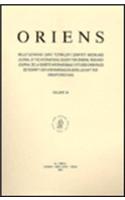 Oriens, Volume 34