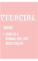 Veronica Same as a normal girl just much cooler