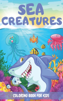 Sea Creatures Coloring Book For Kids