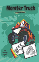 Monster Truck Coloring Book