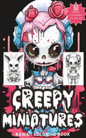 Creepy Miniatures Kawaii Coloring Book