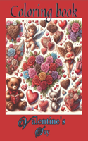 COLORING BOOK fOR VALENTINE'S DAY