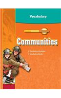 Timelinks: Third Grade, Communities, Vocabulary Blackline Masters: (Older Elementary Social Studies)