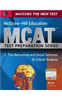 McGraw-Hill Education MCAT Behavioral and Social Sciences & Critical Analysis