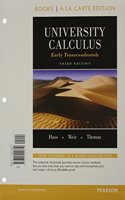 University Calculus: Early Transcendentals, Books a la Carte Edition