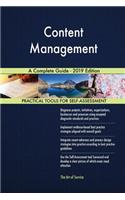 Content Management A Complete Guide - 2019 Edition