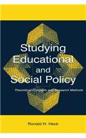 Studying Educational and Social Policy