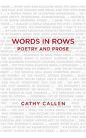 Words in Rows Poetry and Prose