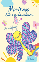 Libro para colorear de mariposas para niños de 4 a 8 años