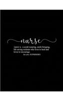 Nurse a scrub wearing, smile bringing, life saving rockstar