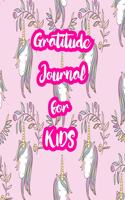 Gratitude Journal for Kids: 5-Minute Daily Diary of Positivity with Cute Unicorn Matte Cover Design Notebook Prompts to Write In Per Day - Perfect Gift for Girls, Boys, Teens, 