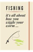 Fishing - it's all about how you wiggle your worm ...