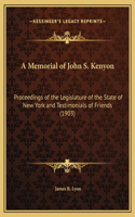 A Memorial of John S. Kenyon