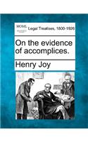 On the Evidence of Accomplices.