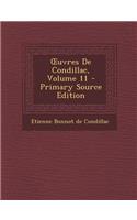 Uvres de Condillac, Volume 11