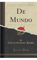 de Mundo (Classic Reprint)