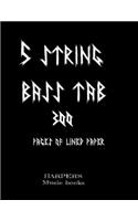 5 string bass tab