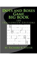 Dots and Boxes Game BIG BOOK: 100 (Halloween Edition)(English)