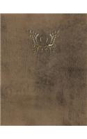 Monogram "Q" Grid Sketchbook: (17 Monogram Buffalo 150 Grid-Sketch)
