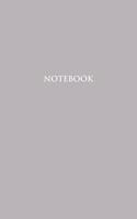 Notebook: Half Picture Half Wide Ruled Notebook - Small (5 x 8) inches) - 110 Numbered Pages - Silver Softcover