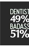 Dentist 49 % BADASS 51 %