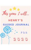 This Year I Will Henry's 2020 Guided Journal