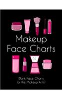 Makeup Face Charts Blank Face Charts for the Makeup Artist