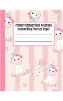 Primary Composition Notebook Handwriting Practice Paper