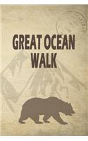 Great Ocean Walk: Wandertagebuch für Great Ocean Walk. Ein Logbuch mit wichtigen vorgefertigten Seiten und vielen freien Seiten für deine Reiseerinnerungen. Eignet si