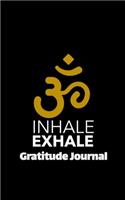 Yoga Om Inhale Exhale Gratitude Journal