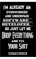 I'm Already An Overworked And Underpaid Software Developer. So Just Let Me Drop Everything And Fix Your Shit!